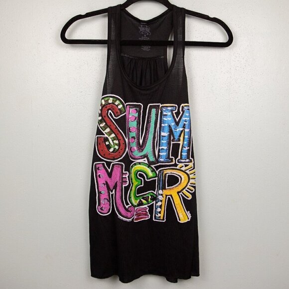Texas True Threads "Summer" black tank-M - Picture 1 of 4